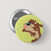 TAZ™, der die Zunge heraushält Button (Vorne & Hinten)