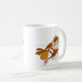 TAZ™ der Dribbling Cyclone Kaffeetasse (VorderseiteRechts)