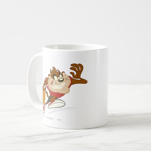 TAZ™ der Dribbling Cyclone Kaffeetasse (Vorderseite Links)