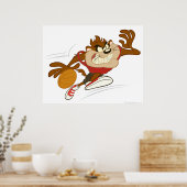 TAZ™ der Dribbling Cyclone Poster (Küche)