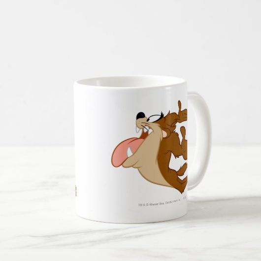 TAZ™, der durch die Luft fliegt Kaffeetasse (VorderseiteRechts)