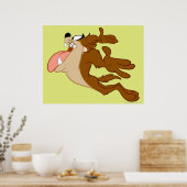 TAZ™, der durch die Luft fliegt Poster (Küche)