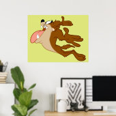TAZ™, der durch die Luft fliegt Poster (Heimbüro)