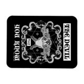 TAZ™ Der Teufel, den Sie kennen Magnet (Horizontal)