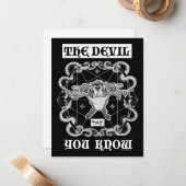 TAZ™ Der Teufel, den Sie kennen Mitteilungskarte (Vorderseite/Rückseite Beispiel)