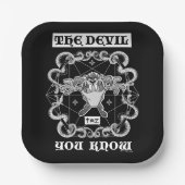 TAZ™ Der Teufel, den Sie kennen Pappteller (Vorderseite)