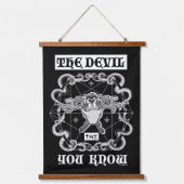 TAZ™ Der Teufel, den Sie kennen Wandteppich Mit Holzrahmen (Vorderseite)