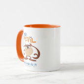 TAZ™ "Der Teufel hat mich dazu gebracht." Tasse (Vorderseite Links)