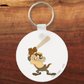 TAZ™ Der Zuhause-Run-Slugger Schlüsselanhänger (Vorderseite)