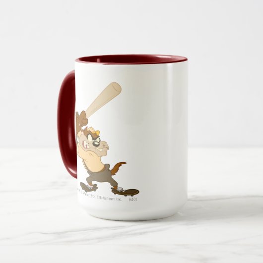 TAZ™ Der Zuhause-Run-Slugger Tasse (Vorderseite Links)