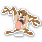 TAZ™ | Die Zunge raus halten Aufkleber (Vorderseite)