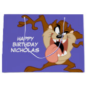 TAZ™ | Die Zunge raus halten Große Geschenktüte (Vorderseite)