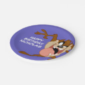 TAZ™ | Die Zunge raus halten Pappteller (Schrägansicht)