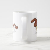 TAZ™ Durchbricht Seite Jumbo-Tasse (Rückseite)