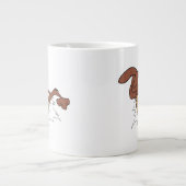 TAZ™ Durchbricht Seite Jumbo-Tasse (Vorderseite)