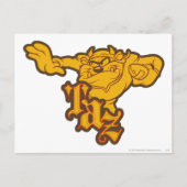 TAZ™ Einarm Postkarte (Vorderseite)