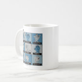 TAZ™ Emotion Checkbox Kaffeetasse (Vorderseite Links)