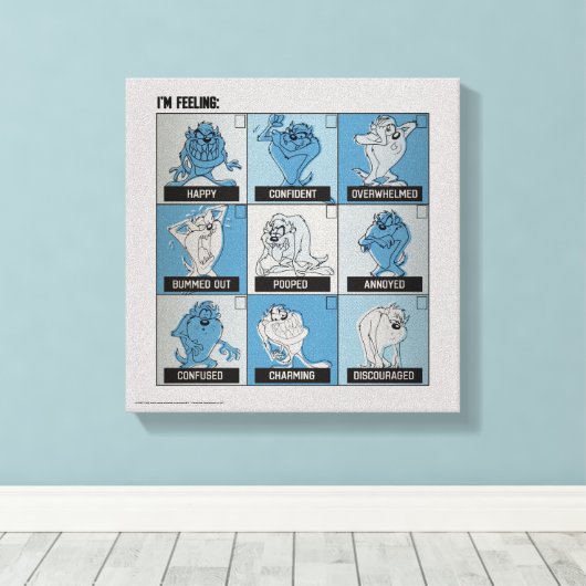 TAZ™ Emotion Checkbox Leinwanddruck (Insitu (Holzboden))