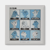 TAZ™ Emotion Checkbox Magnet (Vorne)