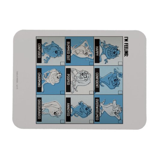 TAZ™ Emotion Checkbox Magnet (Horizontal)