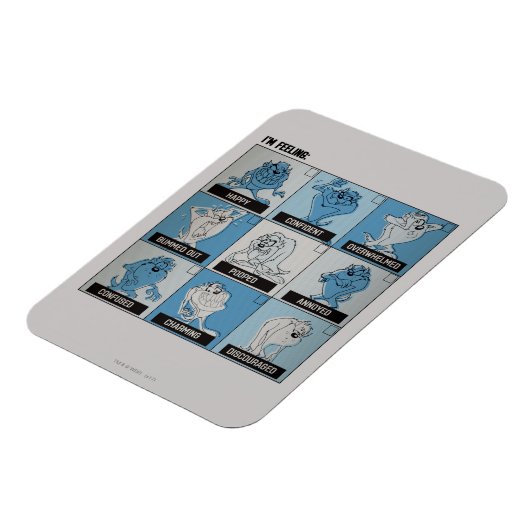 TAZ™ Emotion Checkbox Magnet (Linke Seite)