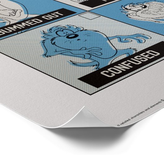 TAZ™ Emotion Checkbox Poster (Ecke)