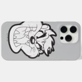 TAZ™ Evil Grin Abzeichen Case-Mate iPhone Hülle (Rückseite (Horizontal))