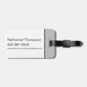 TAZ™ Evil Grin Abzeichen Gepäckanhänger (Rückseite horizontal)