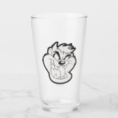 TAZ™ Evil Grin Abzeichen Glas (Vorderseite)