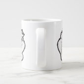 TAZ™ Evil Grin Abzeichen Jumbo-Tasse (Rückseite)
