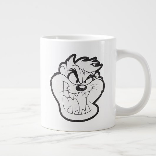 TAZ™ Evil Grin Abzeichen Jumbo-Tasse (Rechts)