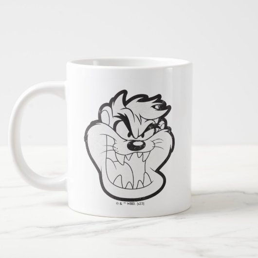 TAZ™ Evil Grin Abzeichen Jumbo-Tasse (Links)