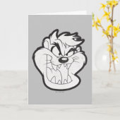 TAZ™ Evil Grin Abzeichen Karte (Gelbe Blume)