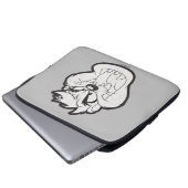 TAZ™ Evil Grin Abzeichen Laptopschutzhülle (Vorne Knopf)