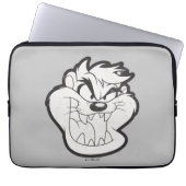 TAZ™ Evil Grin Abzeichen Laptopschutzhülle (Vorderseite)