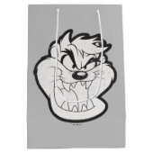 TAZ™ Evil Grin Abzeichen Mittlere Geschenktüte (Rückseite)