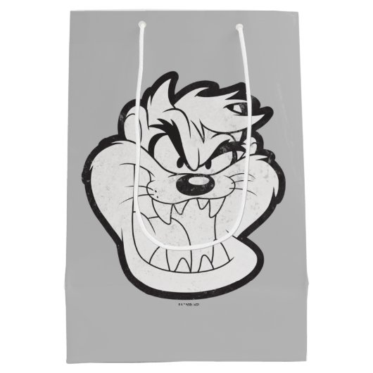 TAZ™ Evil Grin Abzeichen Mittlere Geschenktüte (Rückseite)