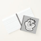 TAZ™ Evil Grin Abzeichen Notizblock (Innenseite)