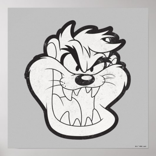 TAZ™ Evil Grin Abzeichen Poster (Vorne)