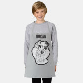 TAZ™ Evil Grin Abzeichen Schürze (Getragen)