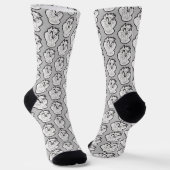 TAZ™ Evil Grin Abzeichen Socken (Gewinkelt)