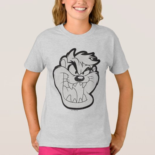 TAZ™ Evil Grin Abzeichen T-Shirt (Vorderseite)