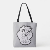 TAZ™ Evil Grin Abzeichen Tasche (Rückseite)