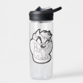 TAZ™ Evil Grin Abzeichen Trinkflasche (Links)