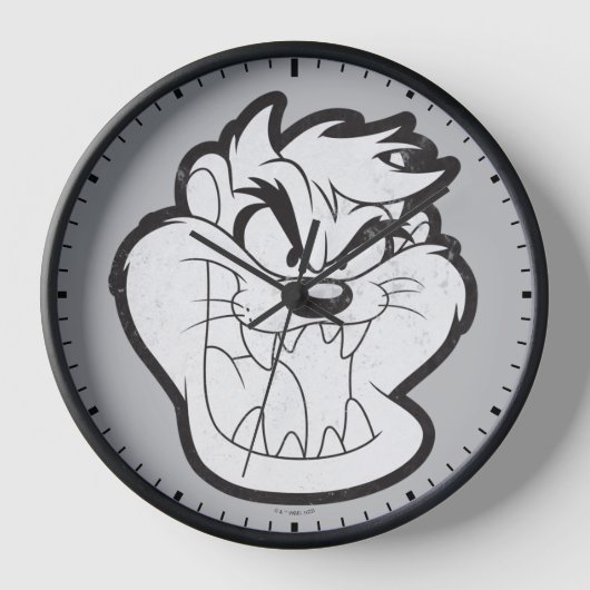 TAZ™ Evil Grin Abzeichen Uhr (Vorderseite)