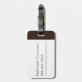 TAZ™ Evil Grin Gepäckanhänger (Rückseite vertikal)