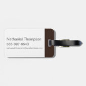 TAZ™ Evil Grin Gepäckanhänger (Rückseite horizontal)