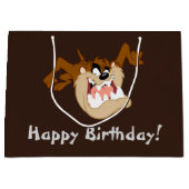 TAZ™ Evil Grin Große Geschenktüte (Vorderseite)