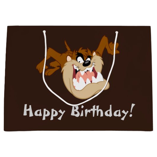 TAZ™ Evil Grin Große Geschenktüte (Vorderseite)