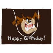 TAZ™ Evil Grin Große Geschenktüte (Rückseite)